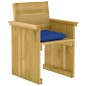 vidaXL Set Pranzo da Giardino 7pz con Cuscini Legno di Pino Impregnato vidaXL Set Pranzo da Giardino 7pz con Cuscini Legno di Pino Impregnato