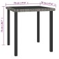 vidaXL Set da Pranzo da Giardino 3 pz in Polyrattan Grigio vidaXL Set da Pranzo da Giardino 3 pz in Polyrattan Grigio