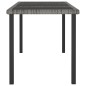 vidaXL Set da Pranzo da Giardino 9 pz in Polyrattan Grigio vidaXL Set da Pranzo da Giardino 9 pz in Polyrattan Grigio