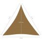Vela Parasole 160 g/m² Talpa 4x4x4 m in HDPE Vela Parasole 160 g/m² Talpa 4x4x4 m in HDPE