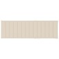 vidaXL Lettino da Giardino con Cuscino Crema Legno Pino Impregnato vidaXL Lettino da Giardino con Cuscino Crema Legno Pino Impregnato