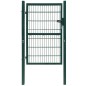Cancello da Giardino 2D (Singolo) Verde 106 x 190 cm Cancello da Giardino 2D (Singolo) Verde 106 x 190 cm