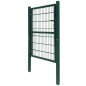 Cancello da Giardino 2D (Singolo) Verde 106 x 190 cm Cancello da Giardino 2D (Singolo) Verde 106 x 190 cm