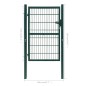 Cancello da Giardino 2D (Singolo) Verde 106 x 190 cm Cancello da Giardino 2D (Singolo) Verde 106 x 190 cm