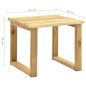 vidaXL Lettino da Giardino con Tavolino Cuscino Legno Pino Impregnato vidaXL Lettino da Giardino con Tavolino Cuscino Legno Pino Impregnato