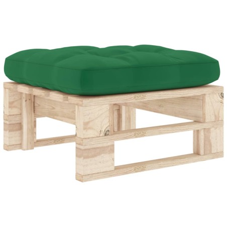 vidaXL Ottomana da Giardino Pallet in Legno di Pino Impregnato