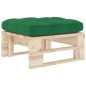 vidaXL Ottomana da Giardino Pallet in Legno di Pino Impregnato