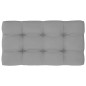 vidaXL Divano Centrale da Giardino Pallet Legno Pino Impregnato Grigio