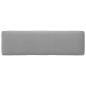 vidaXL Divano Centrale da Giardino Pallet Legno Pino Impregnato Grigio