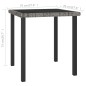 vidaXL Set da Pranzo da Giardino 3 pz in Polyrattan Grigio