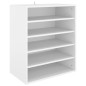 vidaXL Scarpiera Bianca 60x35x70 cm in Truciolato vidaXL Scarpiera Bianca 60x35x70 cm in Truciolato