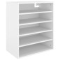 vidaXL Scarpiera Bianca 60x35x70 cm in Truciolato vidaXL Scarpiera Bianca 60x35x70 cm in Truciolato