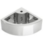 vidaXL Lavandino con Troppopieno 45x32x12,5 cm in Ceramica Argento vidaXL Lavandino con Troppopieno 45x32x12,5 cm in Ceramica Argento