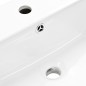 vidaXL Lavabo a Parete in Ceramica Bianco 500x450x410 mm vidaXL Lavabo a Parete in Ceramica Bianco 500x450x410 mm