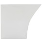 vidaXL Lavabo a Parete in Ceramica Bianco 500x450x410 mm vidaXL Lavabo a Parete in Ceramica Bianco 500x450x410 mm