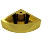 vidaXL Lavandino con Troppopieno 45x32x12,5 cm in Ceramica Oro vidaXL Lavandino con Troppopieno 45x32x12,5 cm in Ceramica Oro