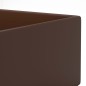 vidaXL Lavandino con Troppopieno in Ceramica Marrone Scuro vidaXL Lavandino con Troppopieno in Ceramica Marrone Scuro