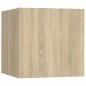 Set Mobili Porta TV 8pz Rovere Sonoma in Legno Multistrato Set Mobili Porta TV 8pz Rovere Sonoma in Legno Multistrato