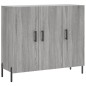 vidaXL Credenza Grigio Sonoma 90x34x80 cm in Legno Multistrato vidaXL Credenza Grigio Sonoma 90x34x80 cm in Legno Multistrato