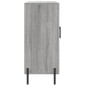 vidaXL Credenza Grigio Sonoma 90x34x80 cm in Legno Multistrato vidaXL Credenza Grigio Sonoma 90x34x80 cm in Legno Multistrato