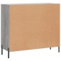 vidaXL Credenza Grigio Sonoma 90x34x80 cm in Legno Multistrato vidaXL Credenza Grigio Sonoma 90x34x80 cm in Legno Multistrato