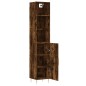 vidaXL Credenza Rovere Fumo 34,5x34x180 cm in Legno Multistrato vidaXL Credenza Rovere Fumo 34,5x34x180 cm in Legno Multistrato