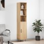 vidaXL Credenza Rovere Sonoma 34,5x34x180 cm in Legno Multistrato