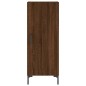 vidaXL Credenza Rovere Marrone 34,5x34x180 cm in Legno Multistrato vidaXL Credenza Rovere Marrone 34,5x34x180 cm in Legno Multistrato