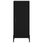 vidaXL Credenza Nera 34,5x34x180 cm in Legno Multistrato vidaXL Credenza Nera 34,5x34x180 cm in Legno Multistrato