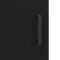 vidaXL Credenza Nera 34,5x34x180 cm in Legno Multistrato vidaXL Credenza Nera 34,5x34x180 cm in Legno Multistrato