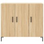 vidaXL Credenza Rovere Sonoma 90x34x80 cm in Legno Multistrato vidaXL Credenza Rovere Sonoma 90x34x80 cm in Legno Multistrato