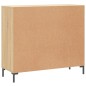vidaXL Credenza Rovere Sonoma 90x34x80 cm in Legno Multistrato vidaXL Credenza Rovere Sonoma 90x34x80 cm in Legno Multistrato