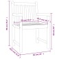 vidaXL Set da Pranzo per Giardino 5 pz in Legno Massello di Acacia vidaXL Set da Pranzo per Giardino 5 pz in Legno Massello di Acacia