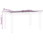 vidaXL Set da Pranzo per Giardino 5 pz in Legno Massello di Acacia vidaXL Set da Pranzo per Giardino 5 pz in Legno Massello di Acacia