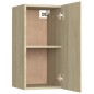 vidaXL Set Mobili Porta TV 8pz Rovere Sonoma in Legno Multistrato