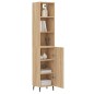 vidaXL Credenza Rovere Sonoma 34,5x34x180 cm in Legno Multistrato vidaXL Credenza Rovere Sonoma 34,5x34x180 cm in Legno Multistrato