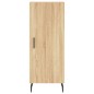 vidaXL Credenza Rovere Sonoma 34,5x34x180 cm in Legno Multistrato vidaXL Credenza Rovere Sonoma 34,5x34x180 cm in Legno Multistrato