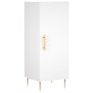 vidaXL Credenza Bianca 34,5x34x180 cm in Legno Multistrato vidaXL Credenza Bianca 34,5x34x180 cm in Legno Multistrato