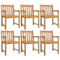 vidaXL Set da Pranzo da Giardino 7 pz in Legno Massello di Acacia vidaXL Set da Pranzo da Giardino 7 pz in Legno Massello di Acacia