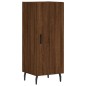 vidaXL Credenza Rovere Marrone 34,5x34x180 cm in Legno Multistrato vidaXL Credenza Rovere Marrone 34,5x34x180 cm in Legno Multistrato