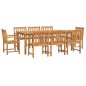 vidaXL Set da Pranzo da Giardino 9 pz Legno Massello di Acacia vidaXL Set da Pranzo da Giardino 9 pz Legno Massello di Acacia