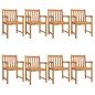 vidaXL Set da Pranzo da Giardino 9 pz Legno Massello di Acacia vidaXL Set da Pranzo da Giardino 9 pz Legno Massello di Acacia