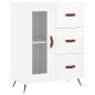 vidaXL Credenza Bianco Lucido 69,5x34x180 cm in Legno Multistrato vidaXL Credenza Bianco Lucido 69,5x34x180 cm in Legno Multistrato