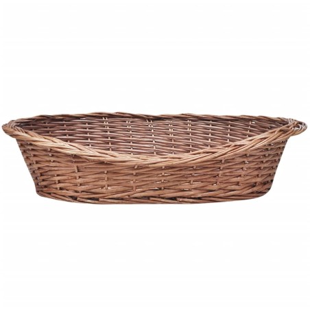 vidaXL Cesto/Cuccia per Cani in Vimini Naturale 70 cm