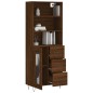 vidaXL Credenza Rovere Marrone 69,5x34x180 cm in Legno Multistrato vidaXL Credenza Rovere Marrone 69,5x34x180 cm in Legno Multistrato