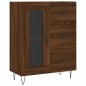 vidaXL Credenza Rovere Marrone 69,5x34x180 cm in Legno Multistrato vidaXL Credenza Rovere Marrone 69,5x34x180 cm in Legno Multistrato