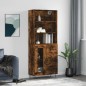 vidaXL Credenza Rovere Fumo 69,5x34x180 cm in Legno Multistrato vidaXL Credenza Rovere Fumo 69,5x34x180 cm in Legno Multistrato