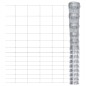 vidaXL Recinzione da Giardino in Acciaio Zincato 50x1 m Argento vidaXL Recinzione da Giardino in Acciaio Zincato 50x1 m Argento