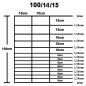vidaXL Recinzione da Giardino in Acciaio Zincato 50x1 m Argento vidaXL Recinzione da Giardino in Acciaio Zincato 50x1 m Argento