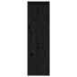 Pensili Neri 2 pz 30x30x100 cm in Legno Massello di Pino Pensili Neri 2 pz 30x30x100 cm in Legno Massello di Pino